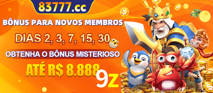 Anúncio dos benefícios para Membro VIP Sênior na plataforma 9z, incluindo bônus promocionais, semanais e mensais, ilustrado com o personagem Fortune Tiger.